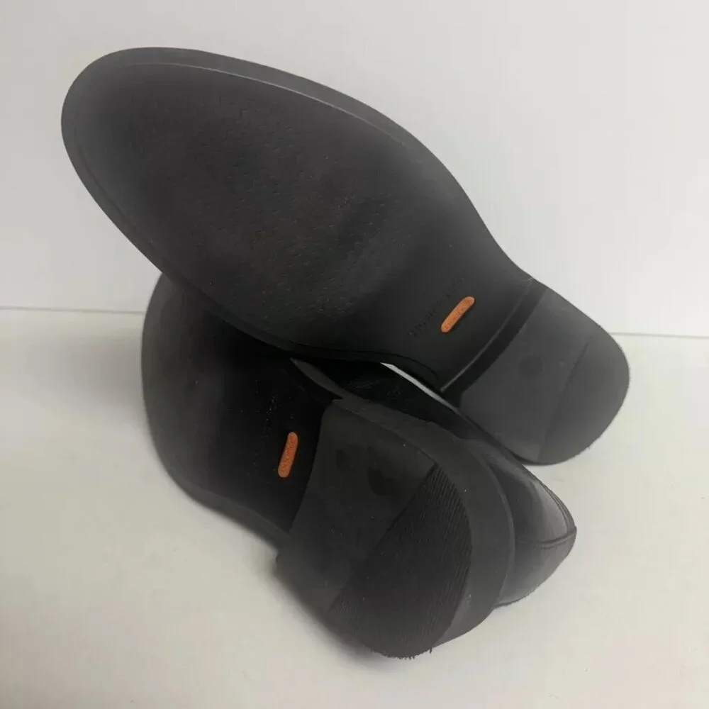 Hush Puppies Mens Detroit Plan Toe Oxford Black Size 10 M